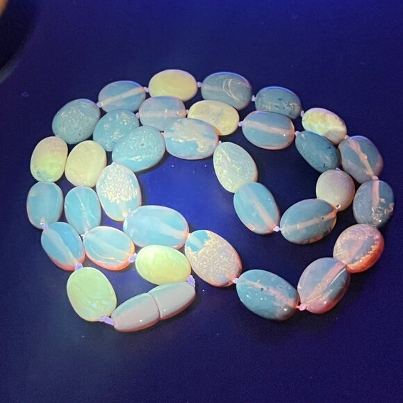 Vintage Baltic Amber Necklace 41.7g  Butterscotch Honey Cognac Barrel Clasp  24" - Picture 5 of 15